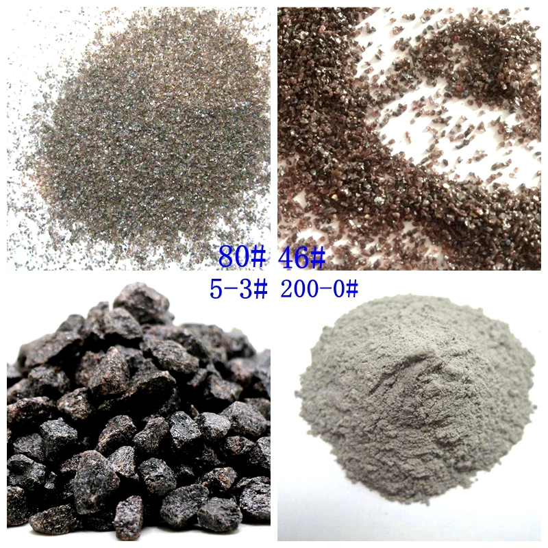 Brown Fused Alumina 95% 16# 24# Brown Emery Grits for Sandblasting 325mesh Bfa Powder